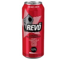 Слабоалкогольні напої REVO Cherry 0,5л. з/б