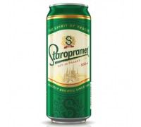 Пиво STAROPRAMEN 0,48л. з/б