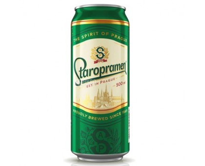 Пиво STAROPRAMEN 0,48л. з/б