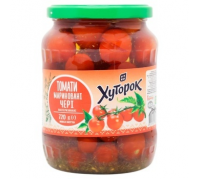 Консерви ХУТОРОК Томати мариновані Чері  680г.