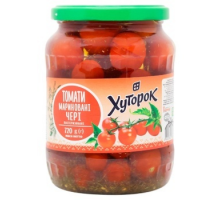 Консерви ХУТОРОК Томати мариновані Чері  680г.