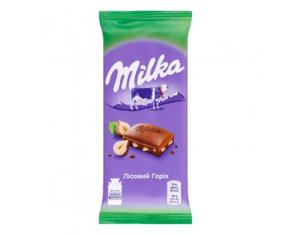 Шоколад MILKA Лісовий горіх 90г.