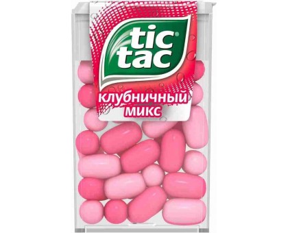 Драже TIK TAK Полуничний-мiкс 18г.