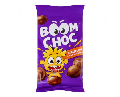 Драже BOOM CHOC Crunch молочному шоколадi 30г.