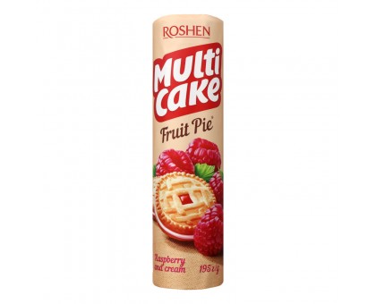 Печиво ROSHEN Multi Cake Raspberry 195г.