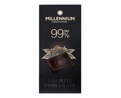 Шоколад MILLENNIUM Favorite Dark 99% 100г.