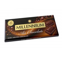 Шоколад MILLENNIUM Чорний пористий 85г.