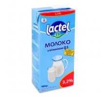 Молоко 2,5% т/п 1л. LACTEL
