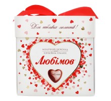 Цукерки шоколадні MILLENNIUM Любімов Молочні Сердечка 208г.