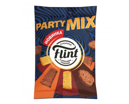 Сухарики FLINT Party Mix 100г.