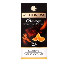 Шоколад MILLENNIUM Favorite Orange 74% 100г.