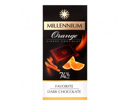 Шоколад MILLENNIUM Favorite Orange 74% 100г.