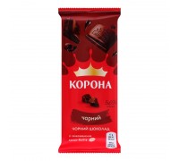 Шоколад КОРОНА Чорний 80г.