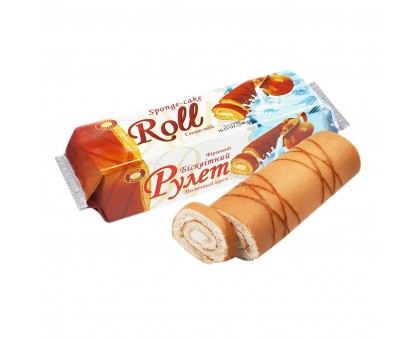 Бісквіт Рулетl Молочний крем 290г. BISCUIT CHOCOLATE