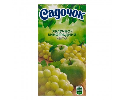 Соки САДОЧОК Яблуко-виноград 0,5л.