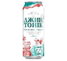 Слабоалкогольні напої ОБОЛОНЬ Gin&Tonik 0,5л. з/б