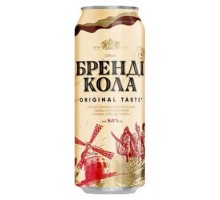 Слабоалкогольні напої ОБОЛОНЬ Brandy Cola 0,5л. з/б