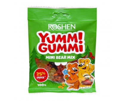 Цукерки Желейнi YUMM-GUMMi MINI100g ROSHEN