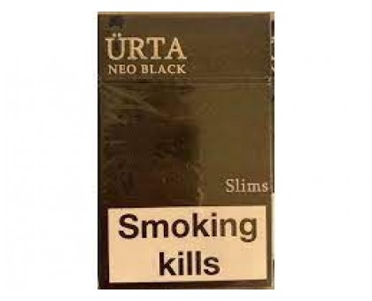 Urta Slims Black 20шт.