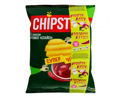 Чіпси CHIPSTERS Томат Спайсі 110г.