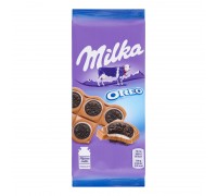 Шоколад MILKA OREO  Ваніль 92г.