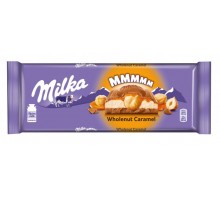 Шоколад MILKA Wholenut Caramel 300г.