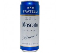Винний напій FRATELLI Moscato Bianco 0,33л.