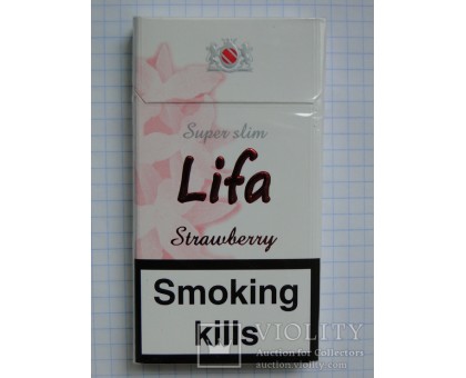 Цигарки Lifa strawberry super slims 20шт.