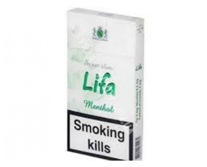 Цигарки Lifa menthol super slims 20шт.