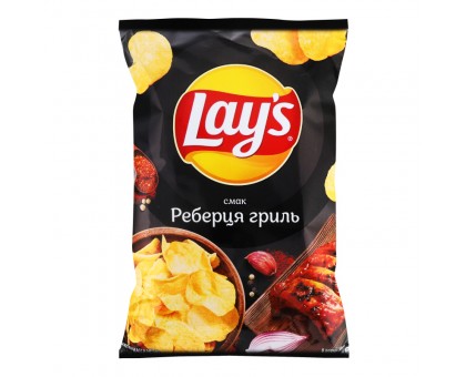 Чіпси LAYS Реберця гриль 120г.