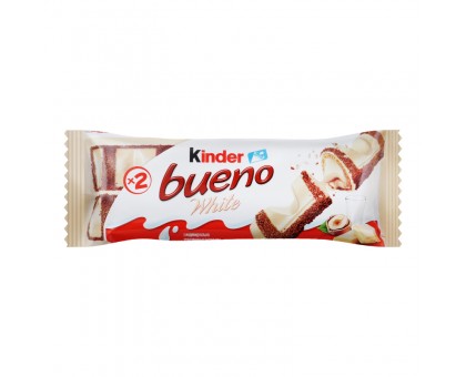 Батончик  KINDER BUENO White 39г.