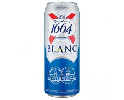 Пиво BLANC Kronbourg 1664 0,33л. з/б