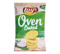 Чіпси LAYS Oven Baked Йогурт с травами 125г.