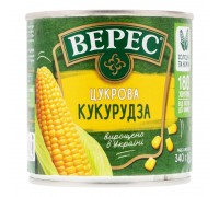 Консерви Кукурудза 340г. ВЕРЕС