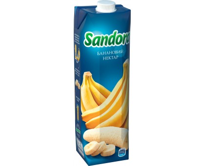 Соки Банановий нектар 0,95л. SANDORA