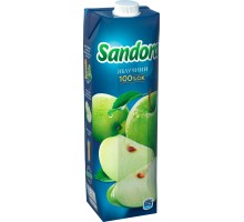 Соки Яблочний сік 0,95л. SANDORA