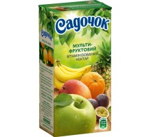 Соки САДОЧОК Мультифрукт нектар  0,5л.