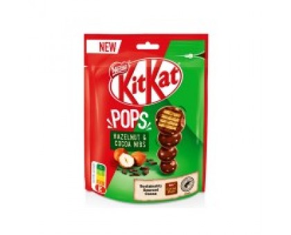 Цукерки шоколадні KIT KAT Pops Hazelnut & Cocoa nibs 200г. NESTLE