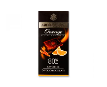 Шоколад MILLENNIUM Favorite Orange 80% 100г.