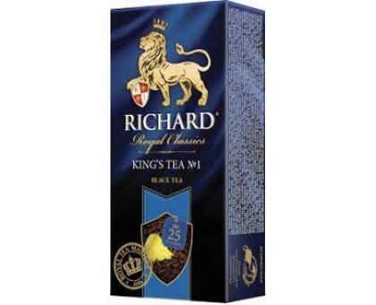 Чай  RICHARD Kings tea з лимоном 25 ф/п.