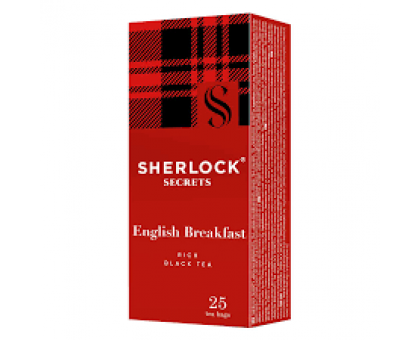 Чай  Sherlock English Breakfast 25п Sherlock