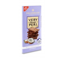 Шоколад MILLENNIUM Very Peri Молочний з Кокосовою стружкою 85г.