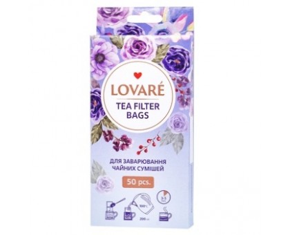Чай  LOVARE Фільтр-пакети для чайних сумішей 50шт