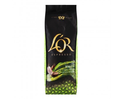 Кава LioR Espresso BRAZIL intensity 6 500г LioR Espresso