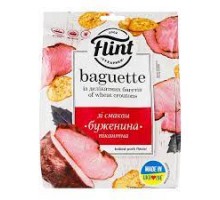 Сухарики FLINT Baguette буженіна пікантна 100г.