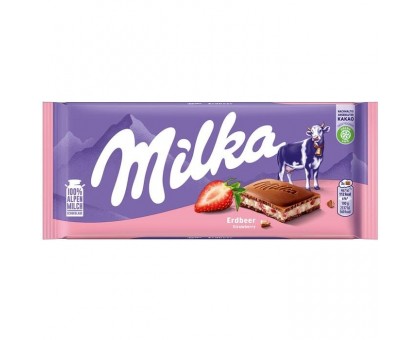 Шоколад MILKA Strawberry 100г.