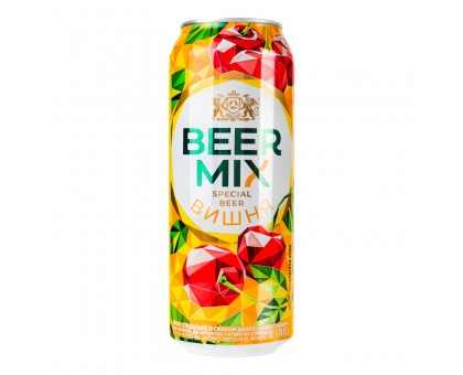 Пиво ОБОЛОНЬ Beer Mix Cherry 0.5л. з/б