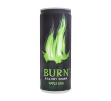 Енергетичний напій BURN Apple Kiwi 0,25 з/б