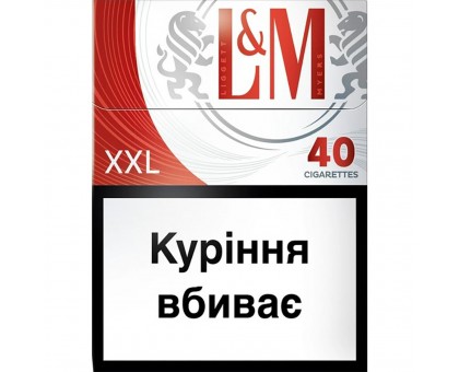 Цигарки L&M RED LABEL 40 PMI