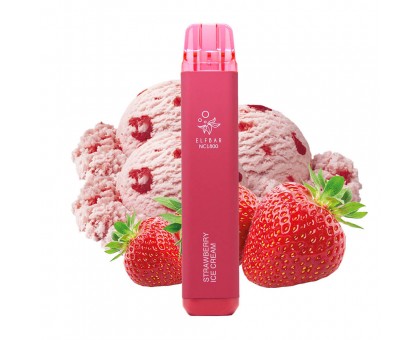 Одноразовий випаровувач ELFBAR Strawberry Ice Cream 1800